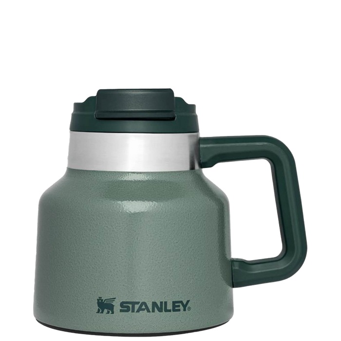 Stanley 1913 Adventure Tough-To-Tip Admiral's Mug 20 OZ in Hammertone Green