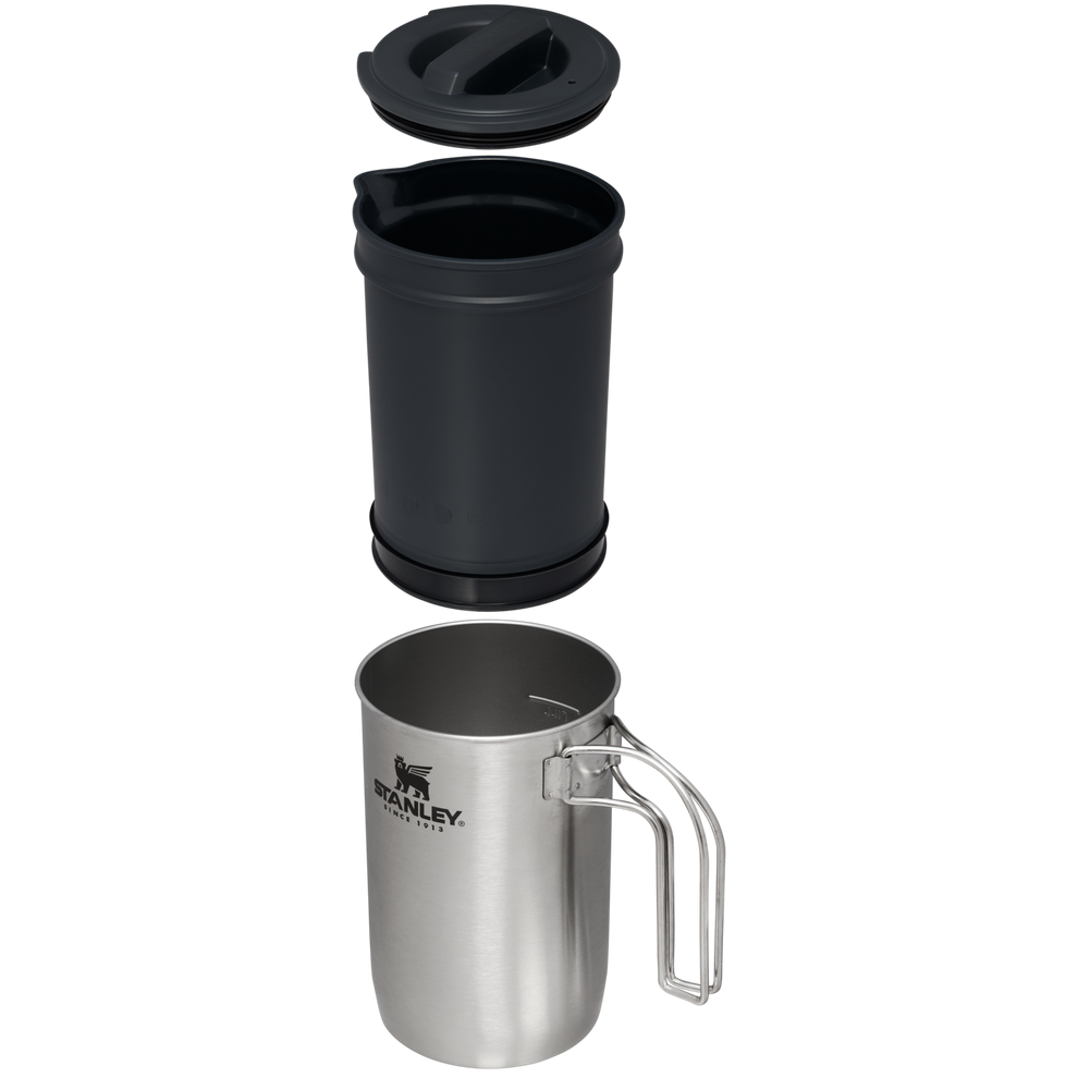 Stanley 1913 Adventure All-In-One Boil + Brew French Press 32 OZ in Stainless