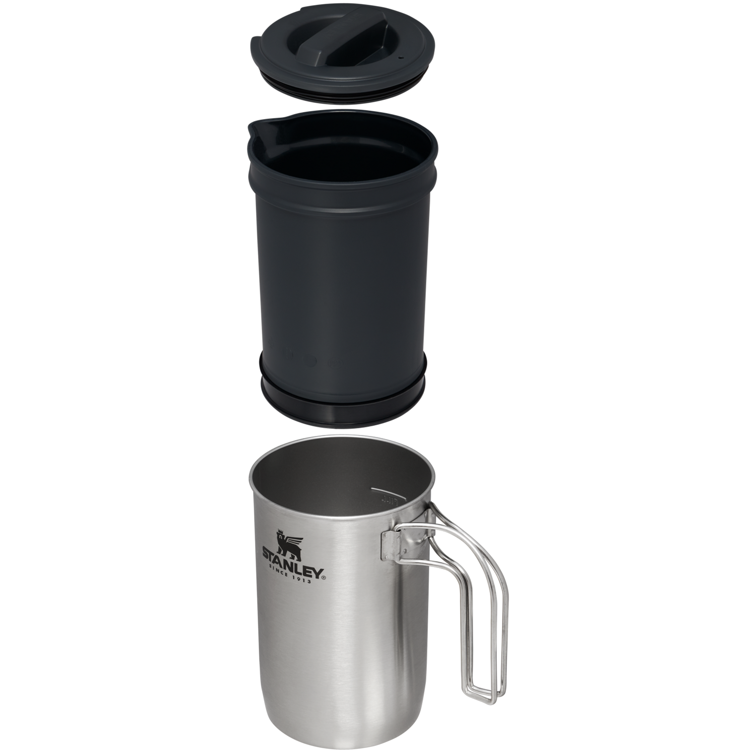 Stanley 1913 Adventure All-In-One Boil + Brew French Press 32 OZ in Stainless | View 2