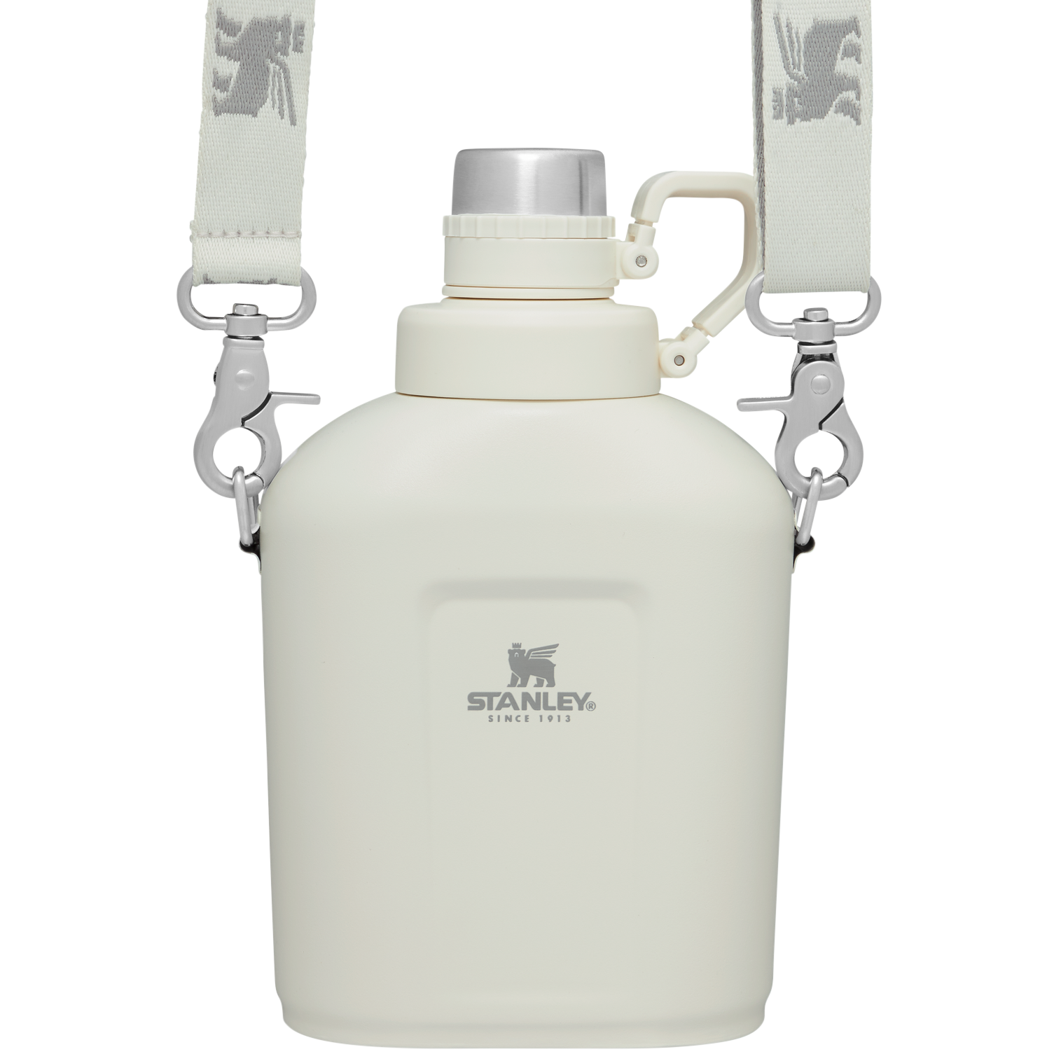 Stanley 1.1 QT Classic Canteen with Carrying Strap in Cream
