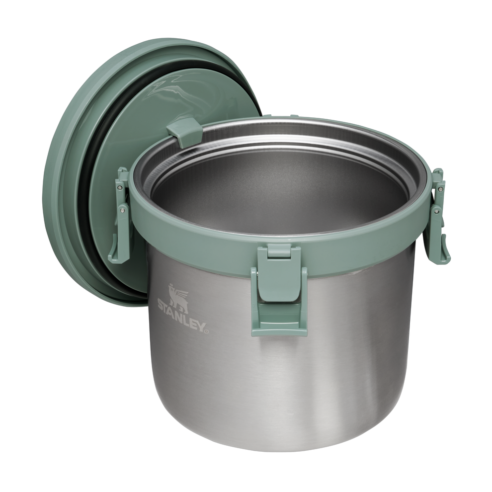 Stanley 1913 Adventure Stay Hot Camp Crock 3QT in Stainless Steel Shale