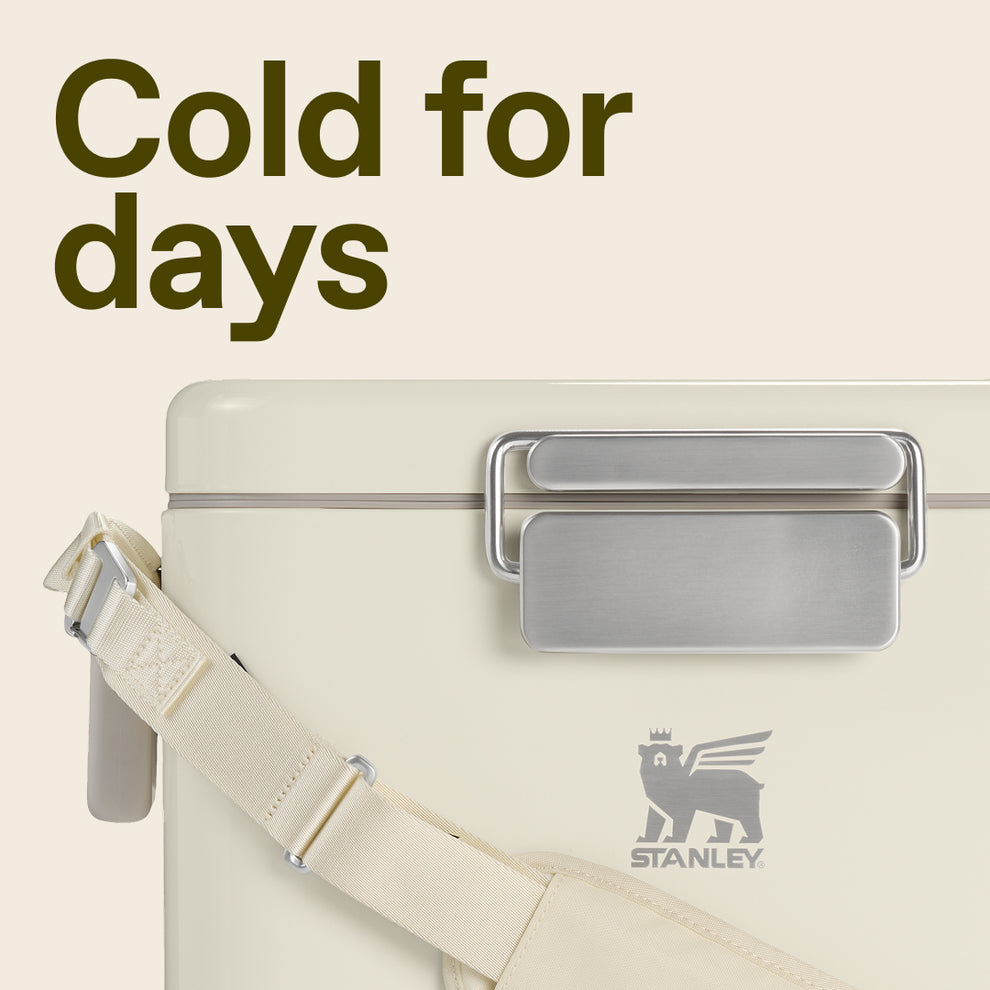 Stanley 1913 The Stanley Lifted Spirits™ Steel Cooler 55 QT in Cream Gloss