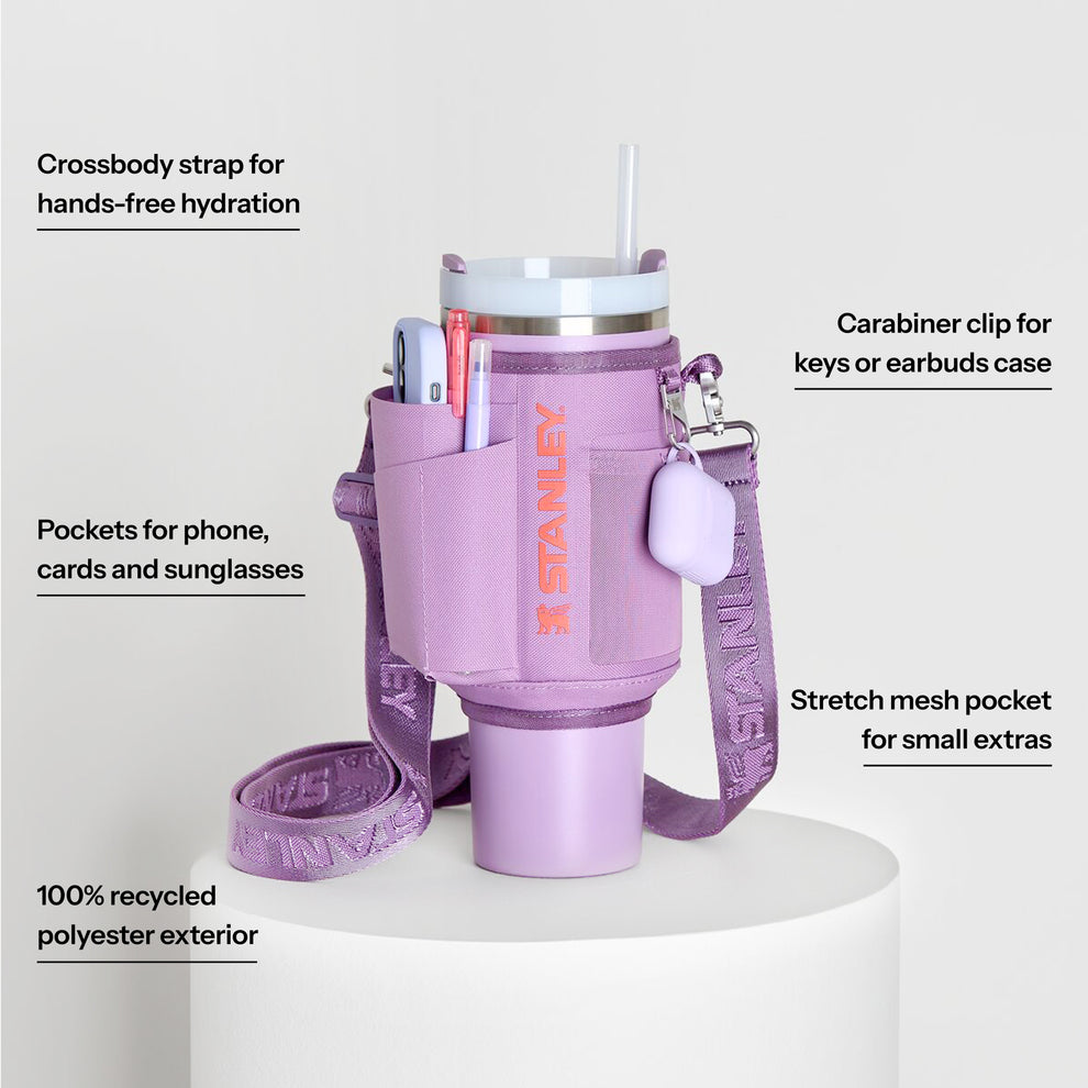 Stanley 1913 The All Day 40 OZ Quencher Carry-All in Rose Quartz