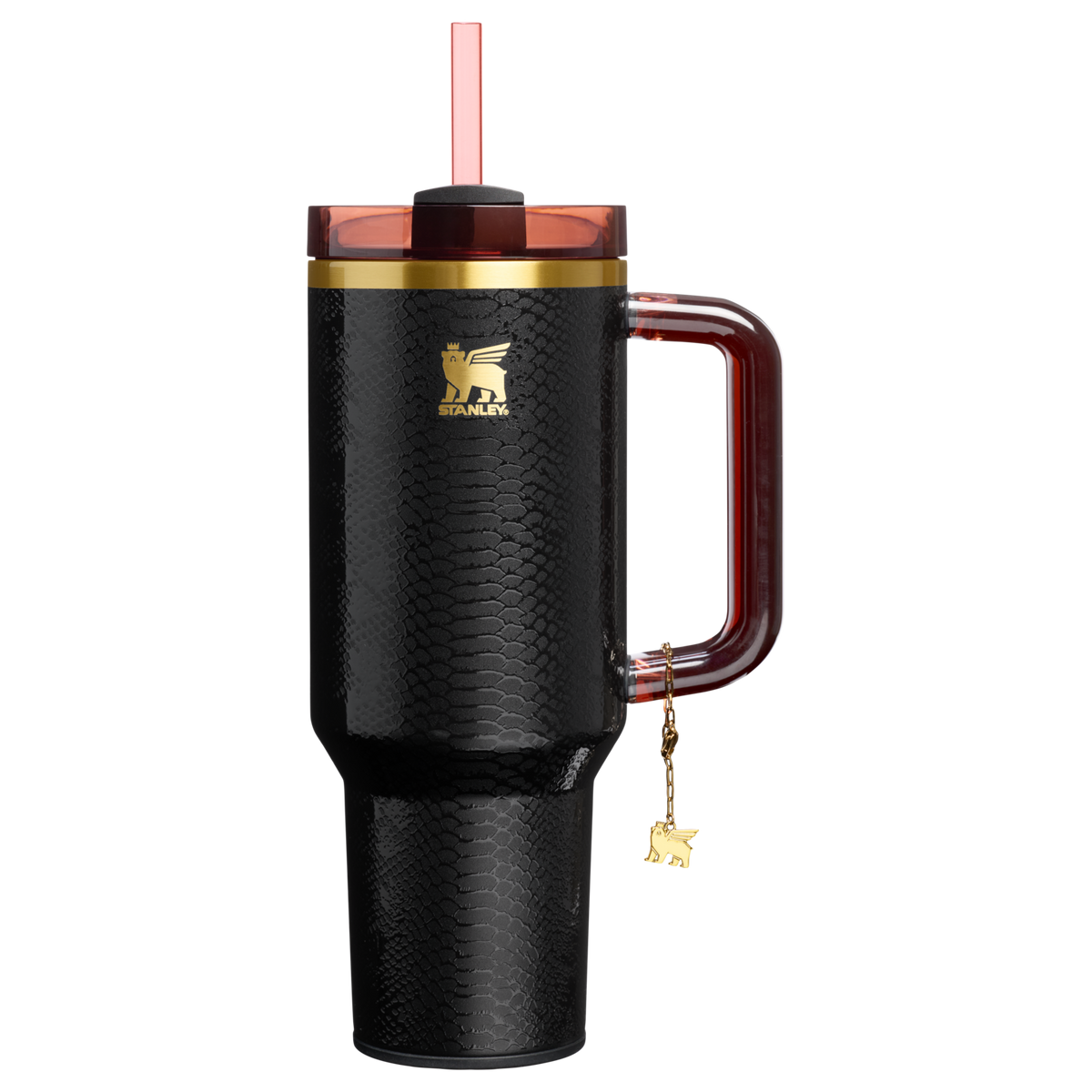 Stanley 1913 The Quencher® Luxe H2.0 FlowState™ Tumbler 40 OZ in Black Snakeskin
