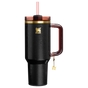 Swatch for Stanley 1913 The Quencher® Luxe H2.0 FlowState™ Tumbler 40 OZ in Black Snakeskin