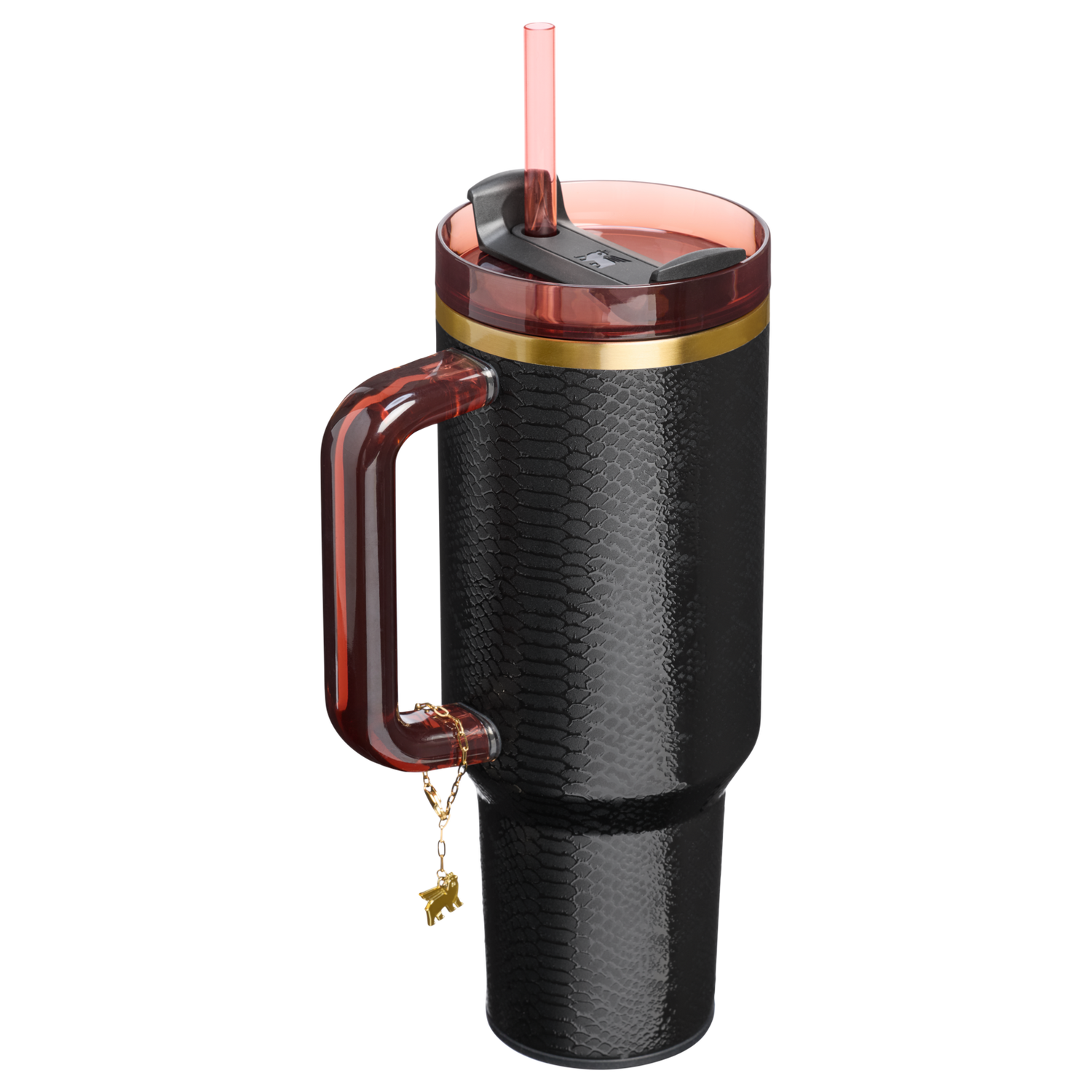 Stanley 1913 The Quencher® Luxe H2.0 FlowState™ Tumbler 40 OZ in Black Snakeskin | View 1