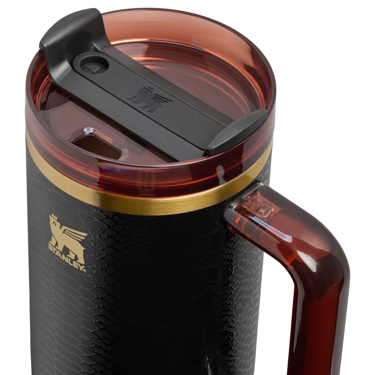 Stanley 1913 The Quencher® Luxe H2.0 FlowState™ Tumbler 40 OZ in Black Snakeskin