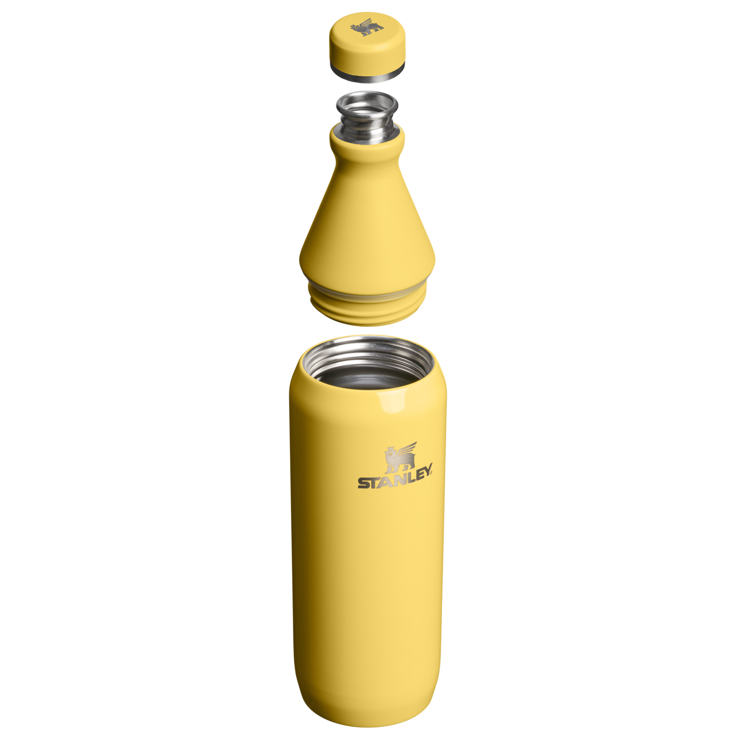 Stanley 1913 All Day Slim Bottle 20 OZ in Daffodil Gloss | View 2