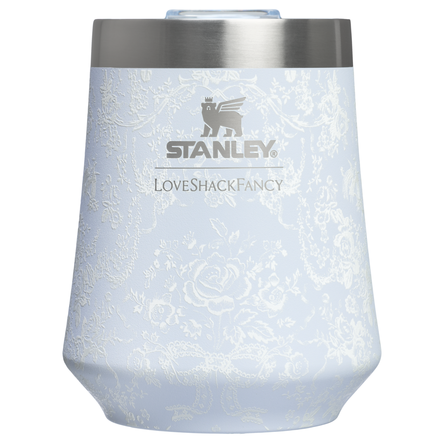 Stanley 1913 Stanley 1913 x LoveShackFancy Holiday Reserve Wine Tumbler 11 OZ in Toscana Toile Alpine Blue
