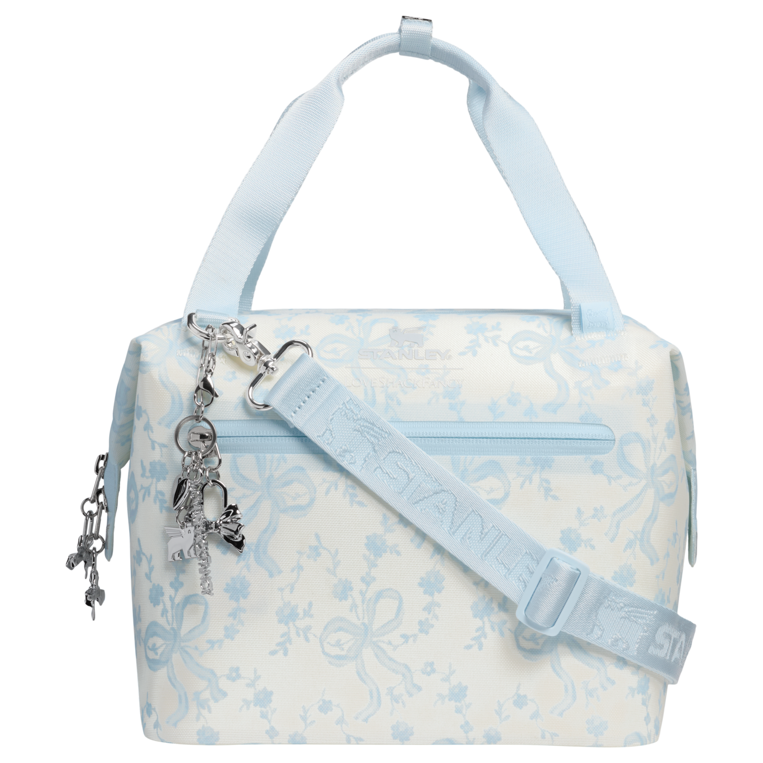 Stanley 1913 Stanley 1913 x LoveShackFancy Holiday All Day Julienne Mini Cooler 10 Can 7.4 QT 7.0 L in Coquette Bow Winter Ice