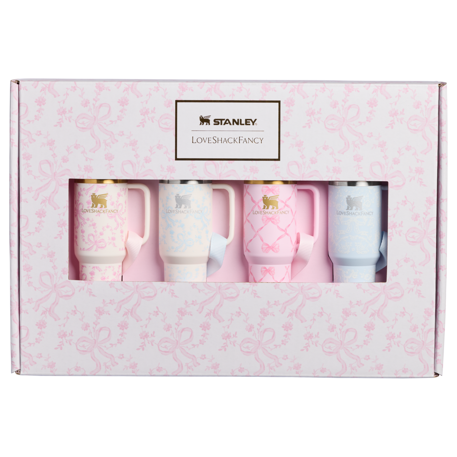 Stanley 1913 Stanley 1913 x LoveShackFancy Holiday Quencher ProTour Ornament Set in Multi Color Pk | View 1