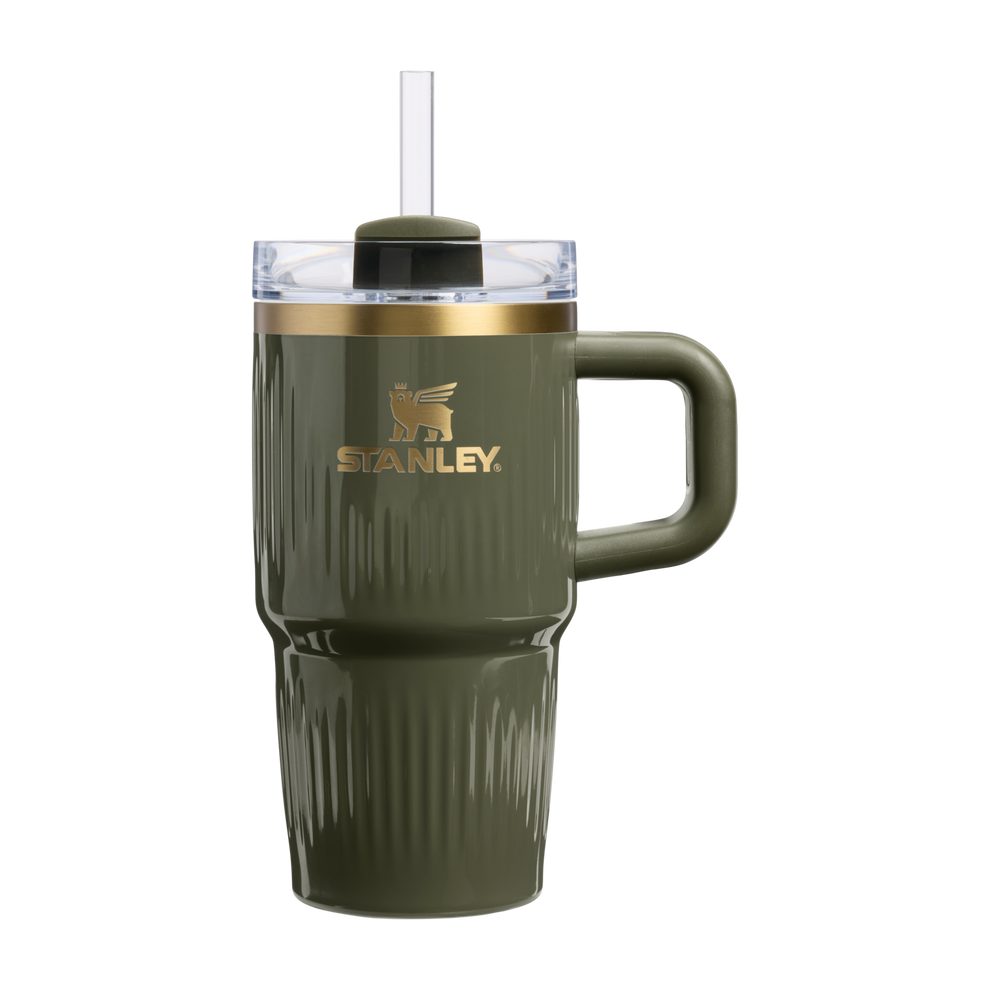 Stanley 1913 The Quencher® H2.0 Fluted Tumbler with Handle 20 OZ in Cypress Gloss
