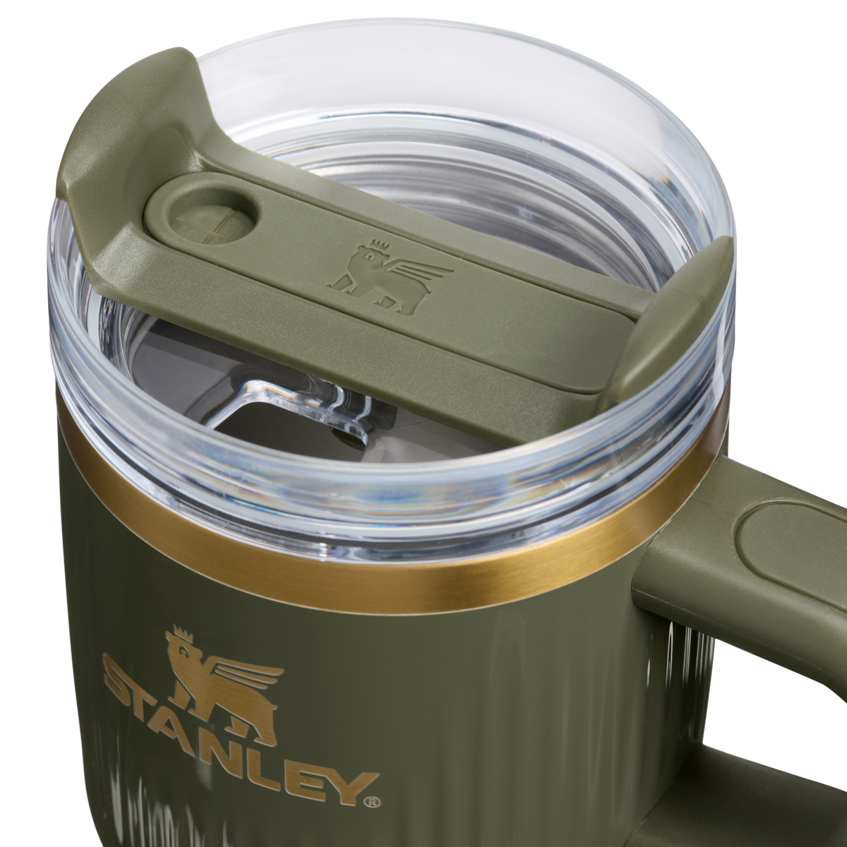 Stanley 1913 The Quencher® H2.0 Fluted Tumbler with Handle 20 OZ in Cypress Gloss
