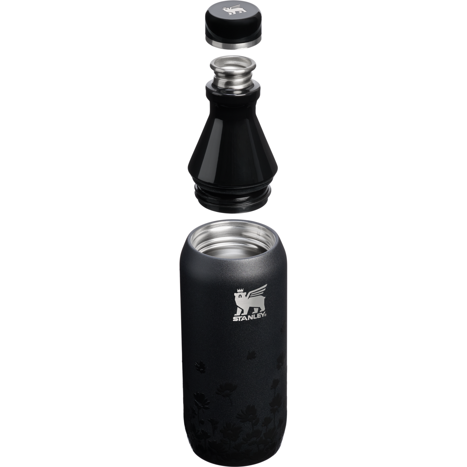 Stanley 1913 The All Day Slim Luxe Bottle 12 OZ in Midnight Ruby | View 3