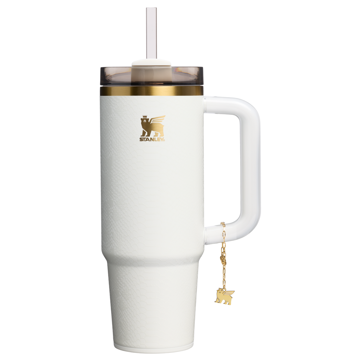 Stanley 1913 The Quencher® Luxe H2.0 FlowState™ Tumbler 30 OZ in Pale Stone Snakeskin
