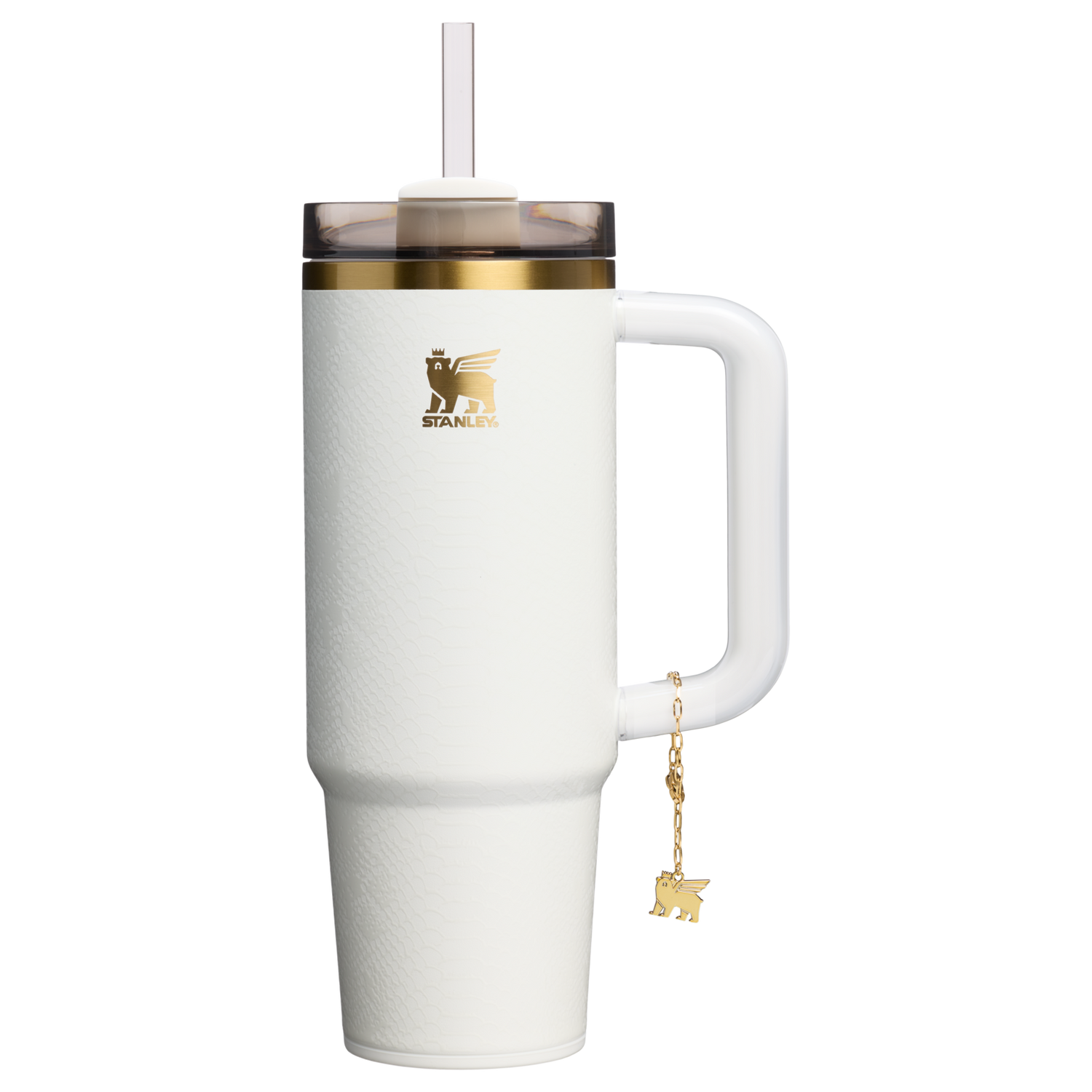 Stanley 1913 The Quencher® Luxe H2.0 FlowState™ Tumbler 30 OZ in Pale Stone Snakeskin | View 1