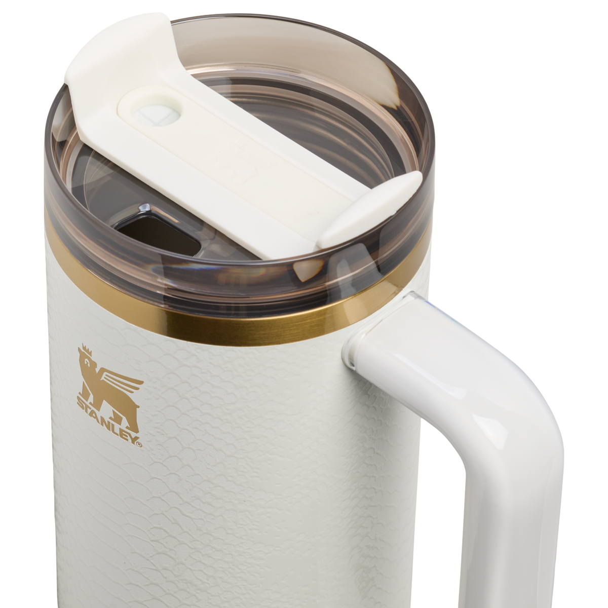 Stanley 1913 The Quencher® Luxe H2.0 FlowState™ Tumbler 30 OZ in Pale Stone Snakeskin