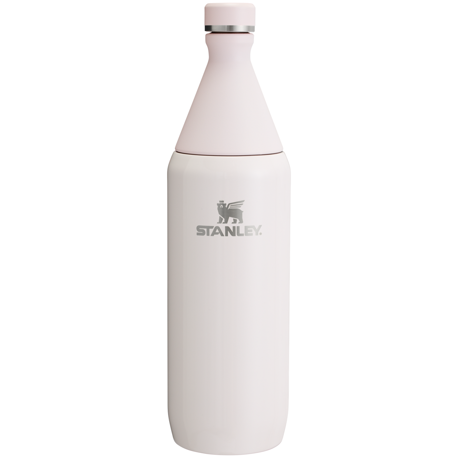 Stanley 1913 All Day Slim Bottle 34 OZ in Rose Quartz Gloss | View 1