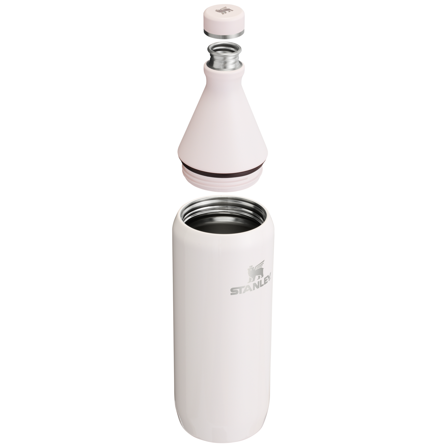 Stanley 1913 All Day Slim Bottle 34 OZ in Rose Quartz Gloss | View 2