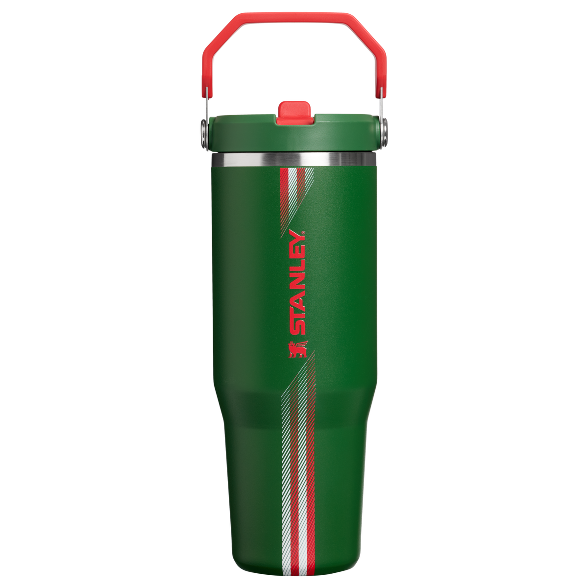 Stanley 1913 The Country Collection IceFlow™ Tumbler 30 OZ in Team Dark Green Red