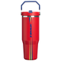 Swatch for Stanley 1913 The Country Collection IceFlow™ Tumbler 30 OZ in Team Red Dark Blue