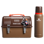 Swatch for Stanley 1913 The Post Malone x Stanley Legendary Classic Bottle and Lunch Box Set in Post Malone Hammertone Coyote Brown
