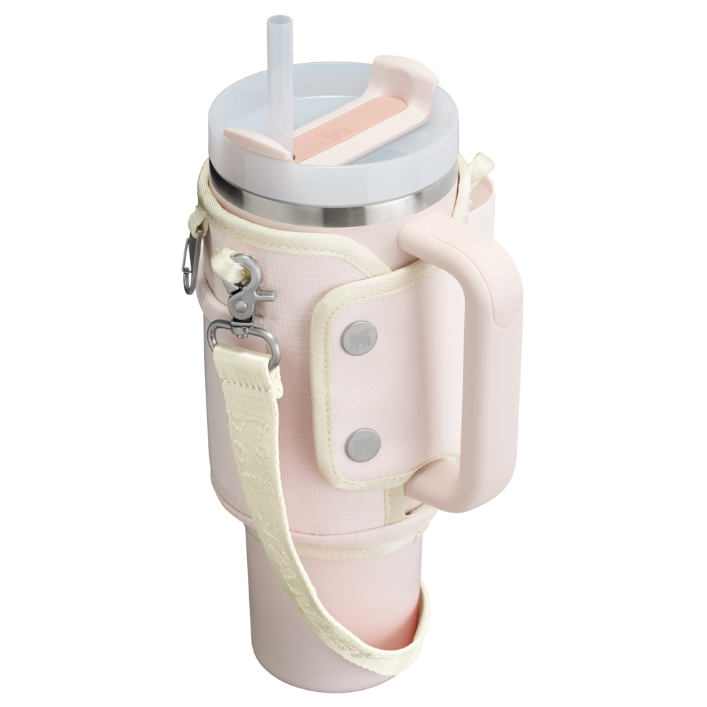 Stanley 1913 The All Day 40 OZ Quencher Carry-All in Rose Quartz