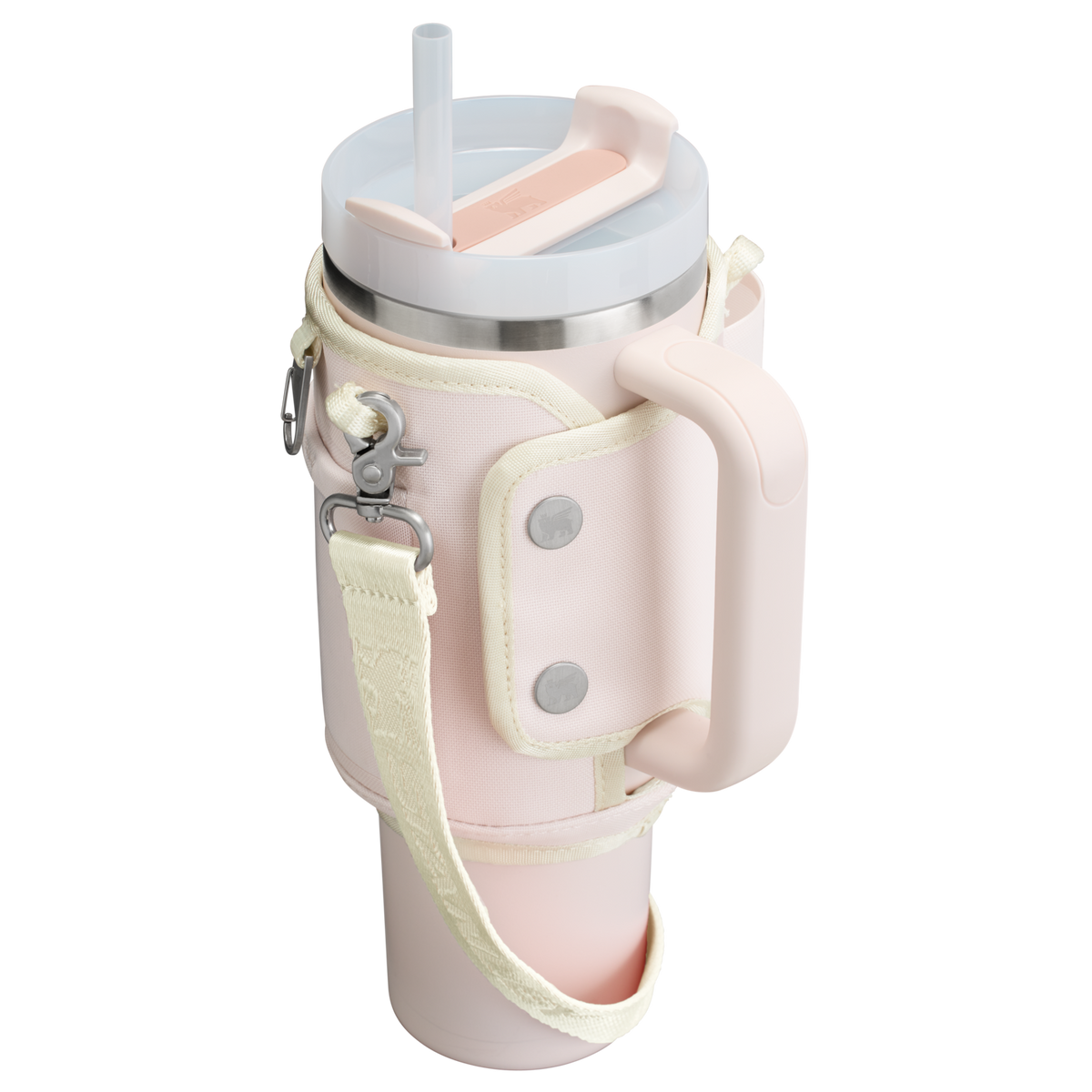 Stanley 1913 The All Day 40 OZ Quencher Carry-All in Rose Quartz