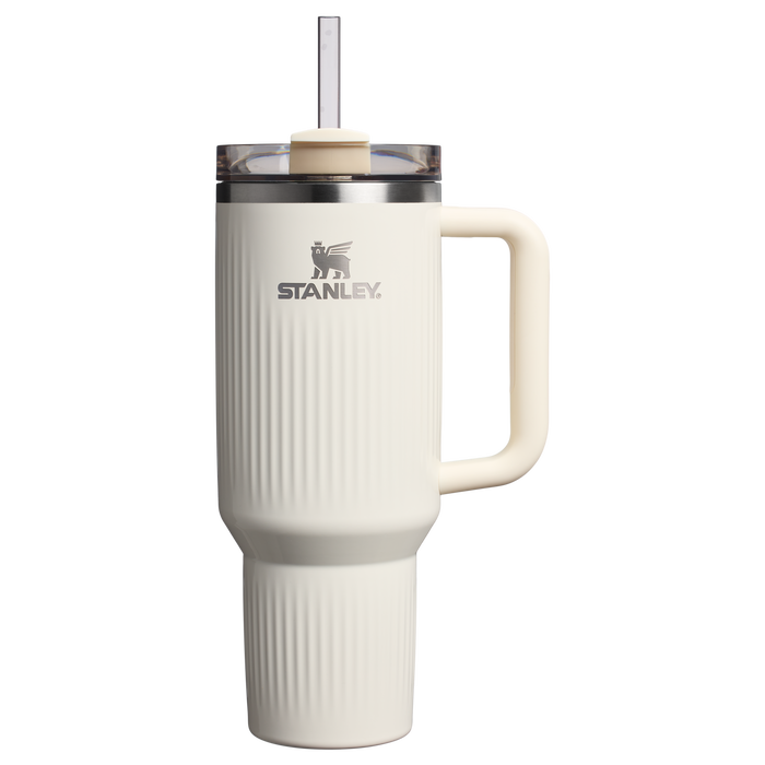 Stanley 1913 The Quencher® H2.0 Fluted Tumbler  40 OZ in Cream Gloss