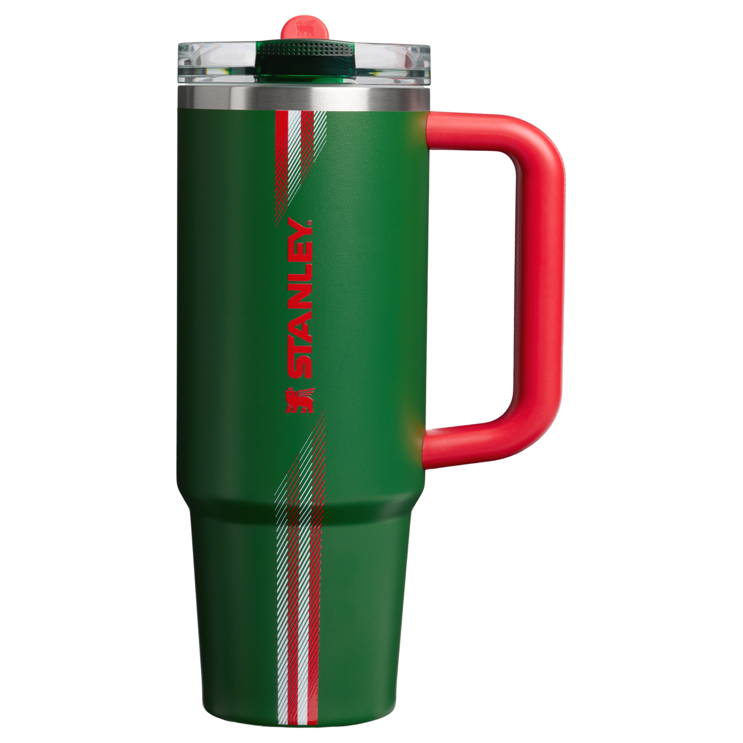 Stanley 1913 The Country Collection Quencher® ProTour Flip Straw Tumbler 30 OZ in Team Dark Green Red | View 1