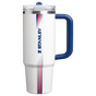 Swatch for Stanley 1913 The Country Collection Quencher® ProTour Flip Straw Tumbler 30 OZ in Team White Dark Blue