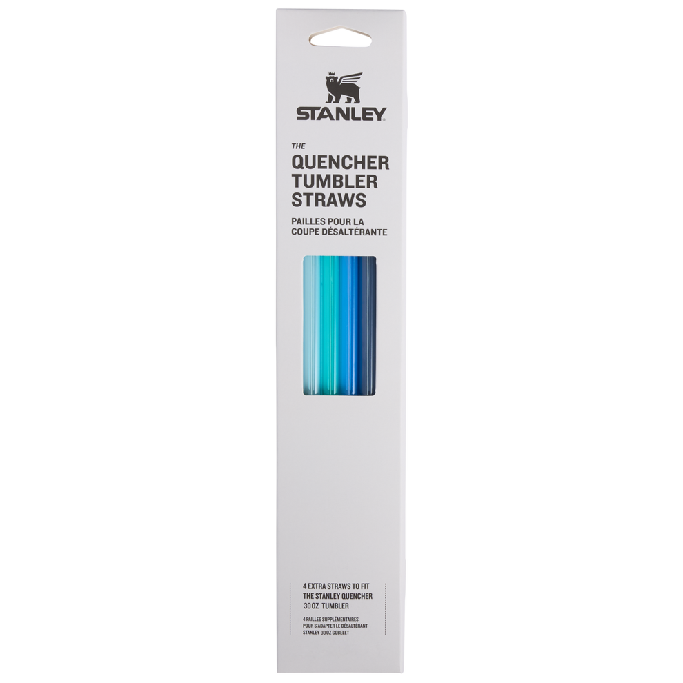 Stanley 1913 Adventure Quencher Travel Tumbler Straws 30 OZ 4-Pack in Blue