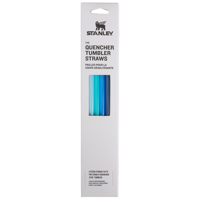 Stanley 1913 Adventure Quencher Travel Tumbler Straws 30 OZ 4-Pack in Blue