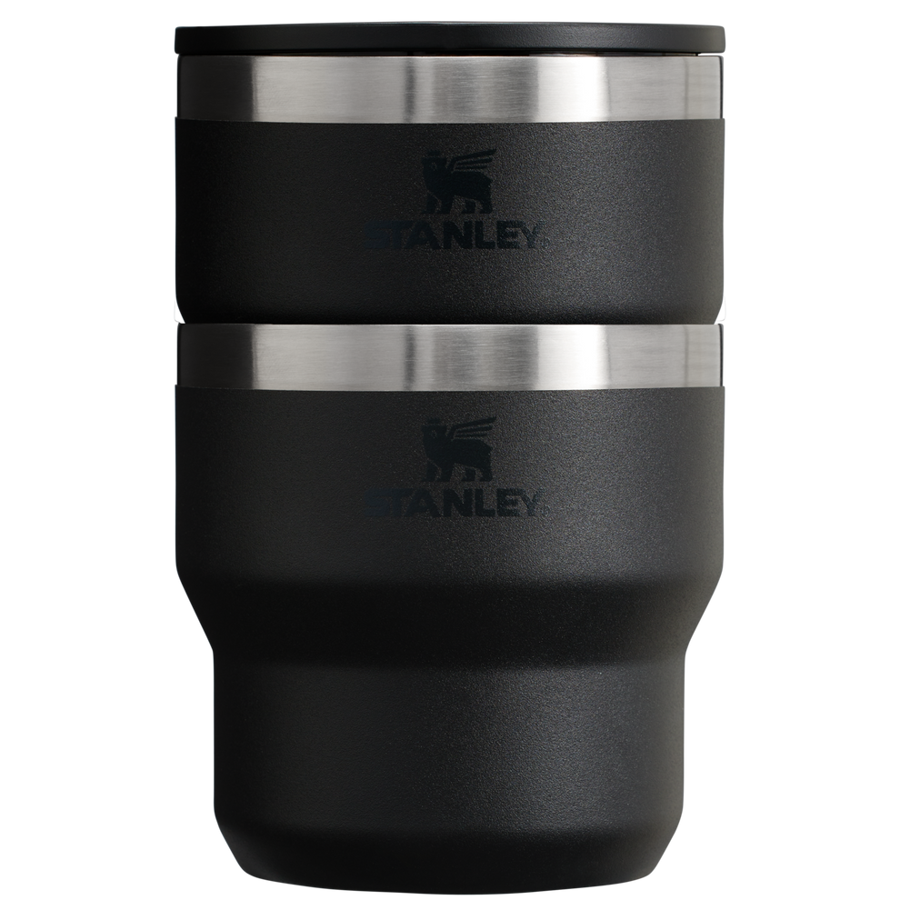 Stanley 1913 The Stay-Hot Stacking Cup 2-Piece Set 10 OZ in Black 2.0
