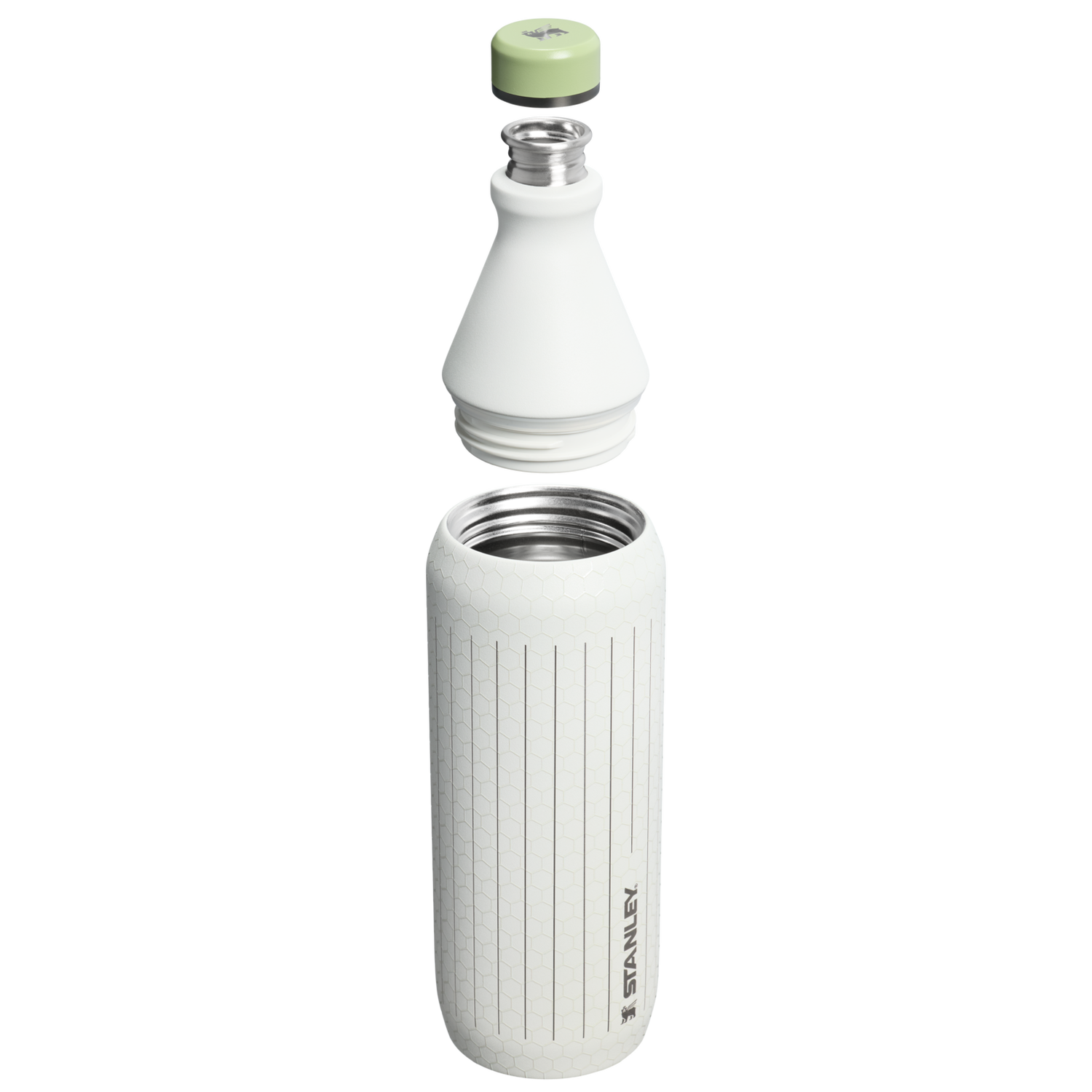 Stanley 1913 The Stanley 1913 x Nelly Korda All Day Slim Bottle 20 OZ in Nelly Korda Pinstripe | View 2