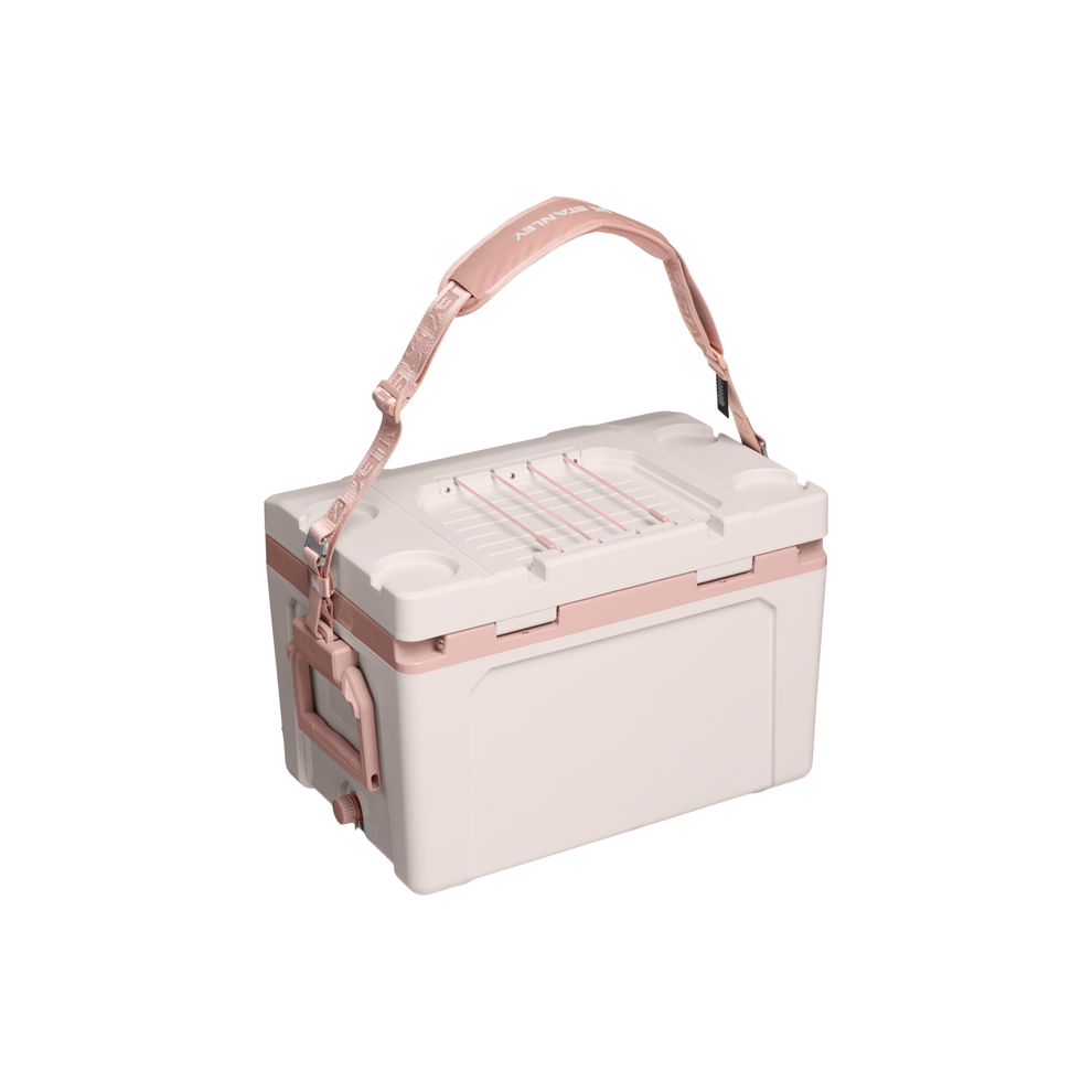 Stanley 1913 The Easy Carry Outdoor Cooler + Strap 24 QT in Rose Quartz