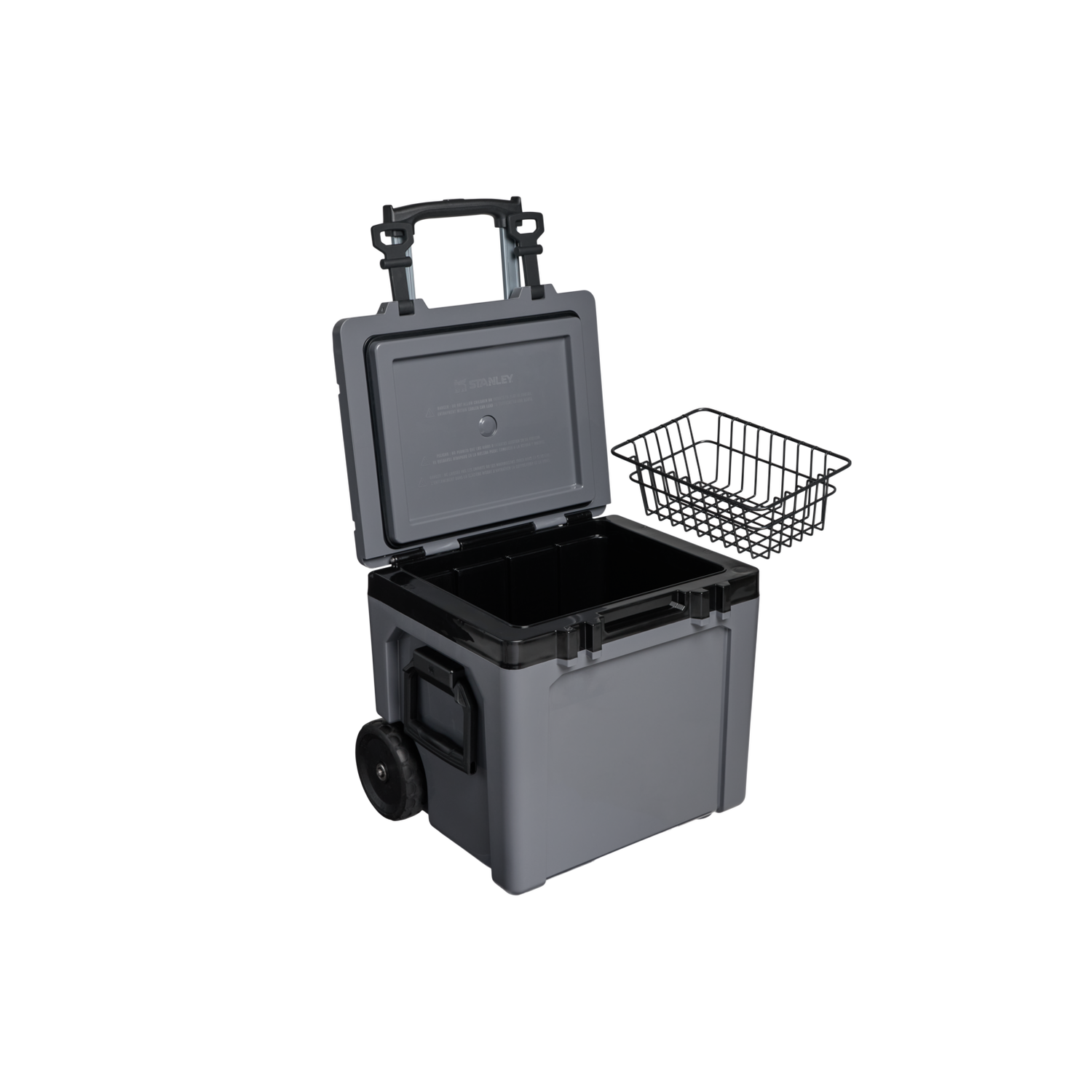 Stanley 1913 The Cold For Days Wheeled Outdoor Cooler 50 QT in Black | View 3