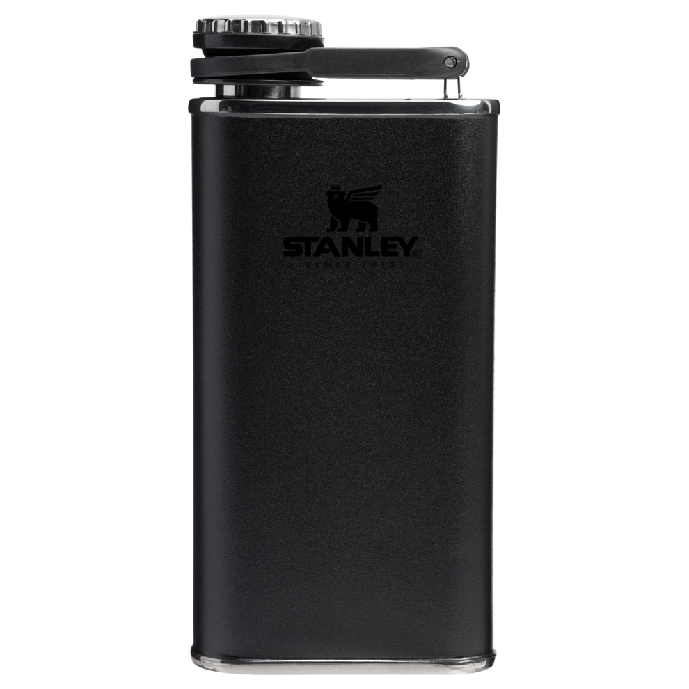 Stanley 1913 Classic Easy Fill Wide Mouth Flask 8 OZ in Black 2.0