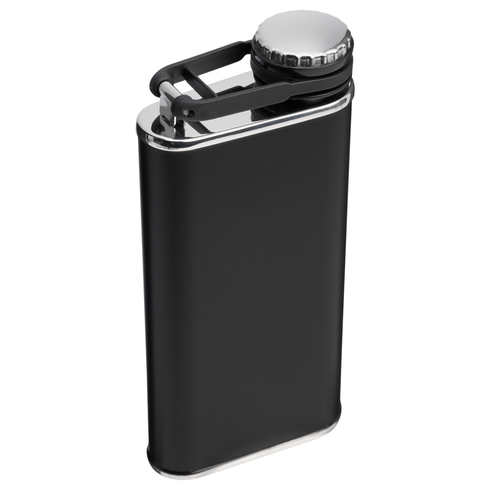 Stanley 1913 Classic Easy Fill Wide Mouth Flask 8 OZ in Black 2.0