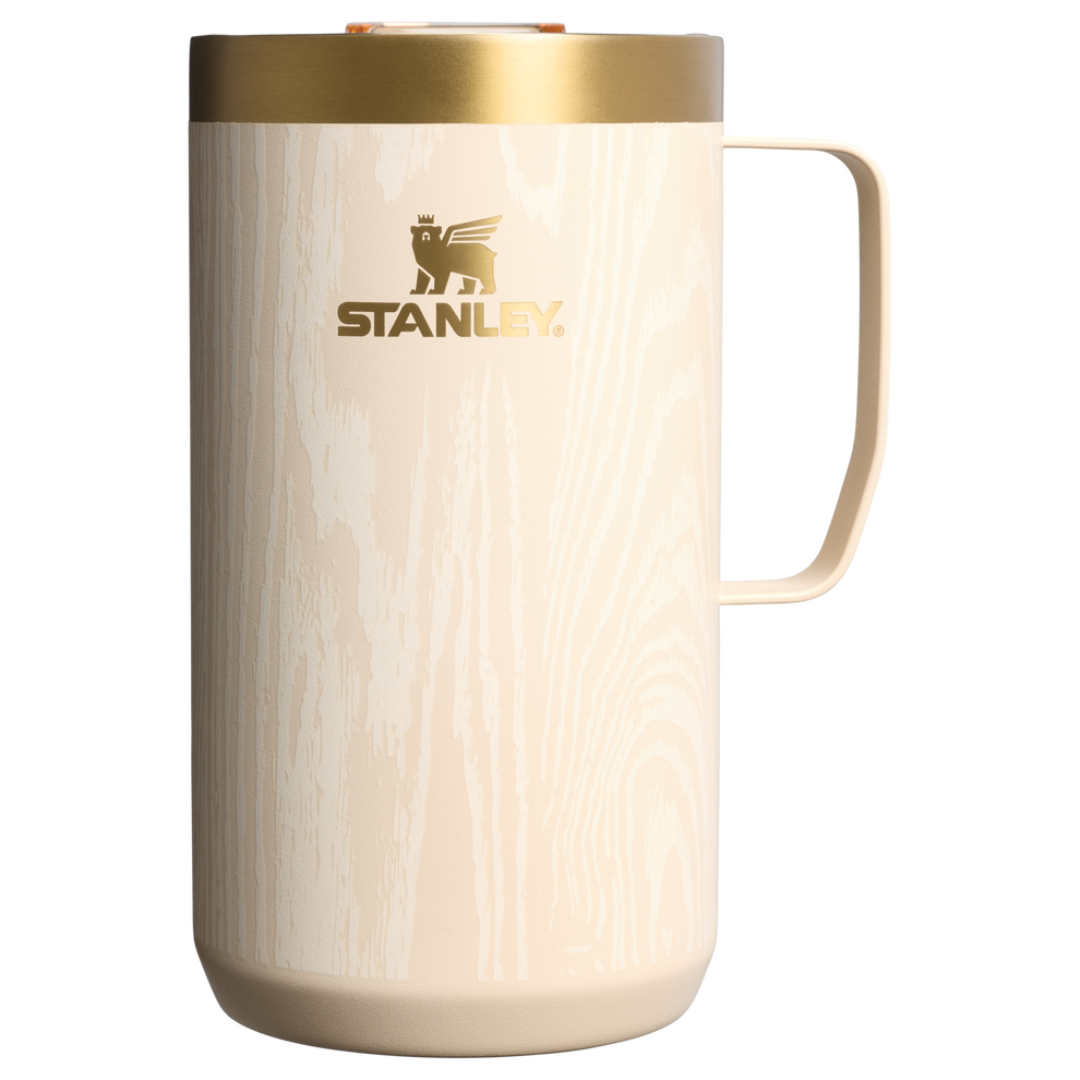 Stanley 1913 The Cheers & Cheer Stay-Hot Camp Mug 24 OZ in Birch Woodgrain