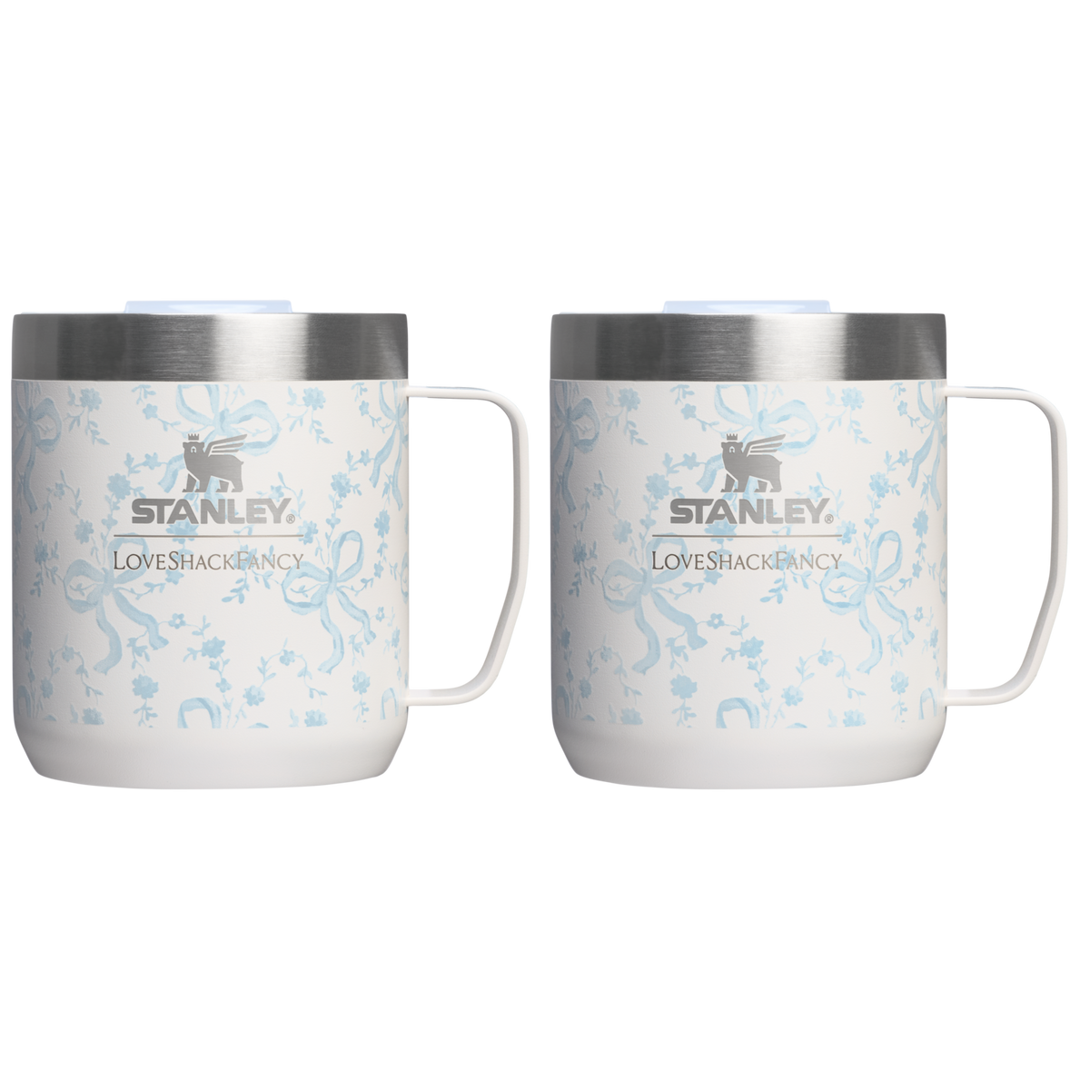 Stanley 1913 Stanley 1913 x LoveShackFancy Holiday The Everyday Cocoa Set in Coquette Bow Winter Ice | View 5