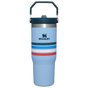 Swatch for Stanley 1913 The IceFlow™ Flip Straw Tumbler 30 OZ in Cornflower Stripe