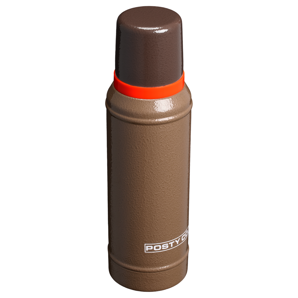 Stanley 1913 The Post Malone x Stanley Legendary Classic Bottle and Lunch Box Set in Post Malone Hammertone Coyote Brown