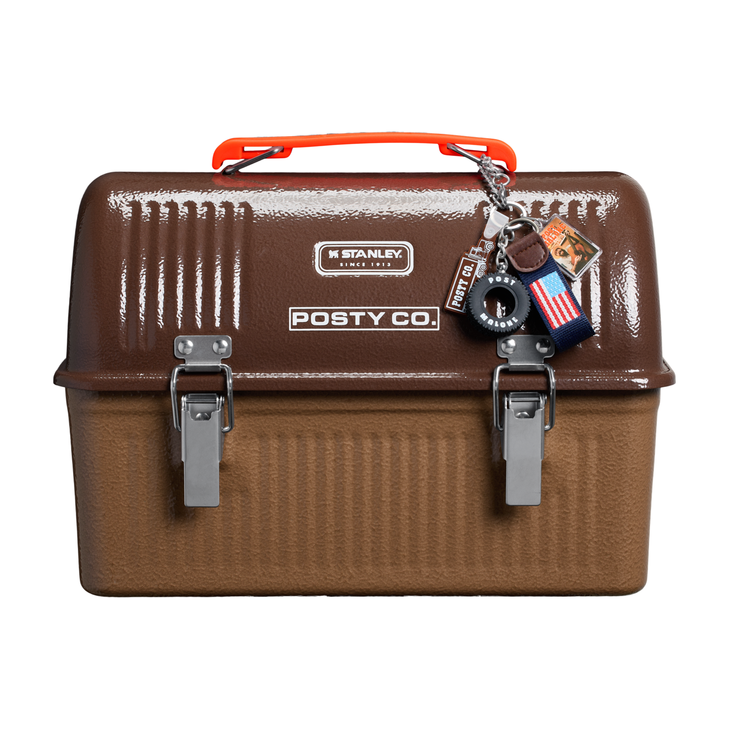 Stanley 1913 The Post Malone x Stanley Legendary Classic Bottle and Lunch Box Set in Post Malone Hammertone Coyote Brown | View 4