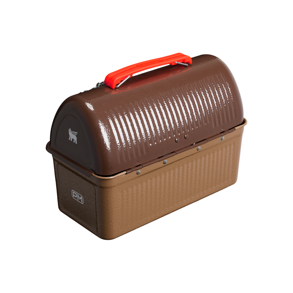 Stanley 1913 The Post Malone x Stanley Legendary Classic Bottle and Lunch Box Set in Post Malone Hammertone Coyote Brown