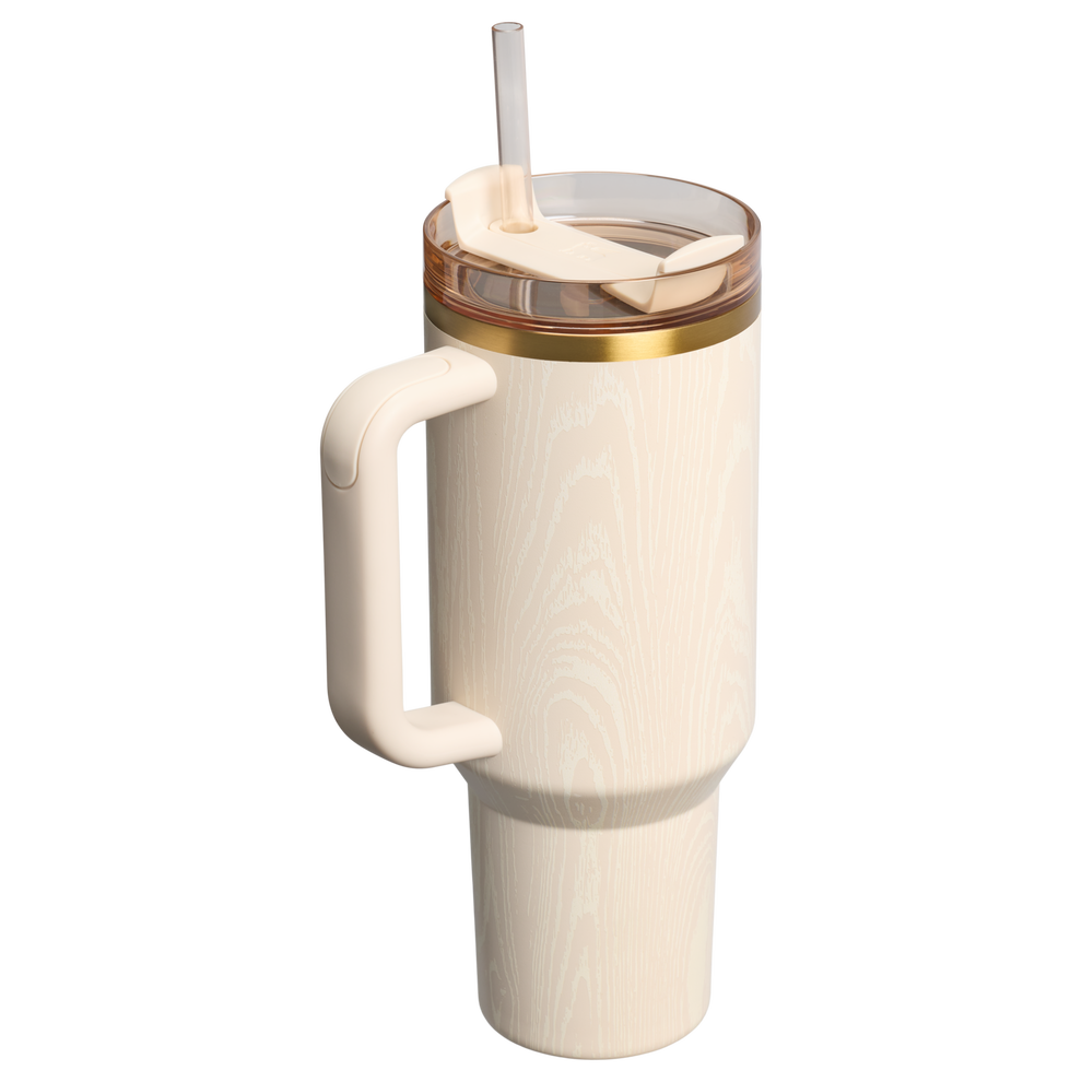 Stanley 1913 The Cheers & Cheer Quencher H2.0 Flowstate™ Tumbler 40 OZ in Birch Woodgrain