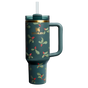 Swatch for Stanley 1913 The Cheers & Cheer Quencher H2.0 Flowstate™ Tumbler 40 OZ in Holiday Botanical