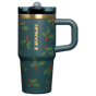 Swatch for Stanley 1913 The Cheers & Cheer Quencher ProTour Flip Straw Tumbler 14 OZ in Holiday Botanical
