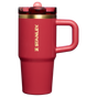 Swatch for Stanley 1913 The Cheers & Cheer Quencher ProTour Flip Straw Tumbler 14 OZ in Holly Berry Gloss