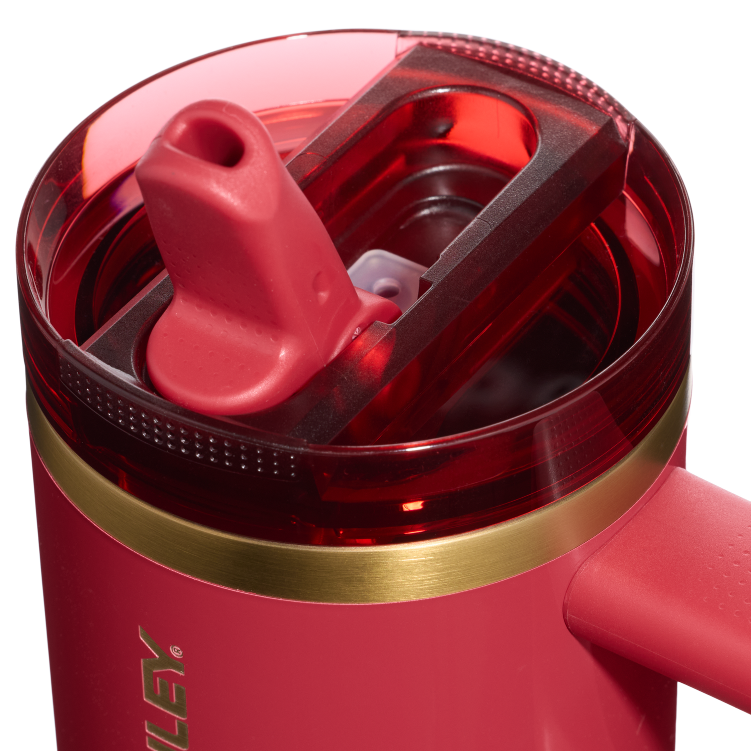 Stanley 1913 The Cheers & Cheer Quencher ProTour Flip Straw Tumbler 14 OZ in Holly Berry Gloss | View 2